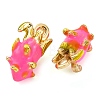 Alloy Enamel Pendants PALLOY-S032-01A-016-2