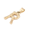 304 Stainless Steel Pendants LS-STAS-F235-01G-R-2