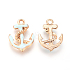 Enamel Pendants ENAM-WH0006-A01-1