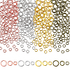 440Pcs 3 Colors Alloy Soldered Closed Jump Rings KK-PH0015-66-1