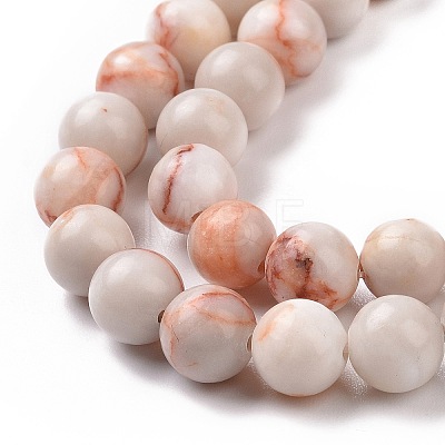 Natural Red Netstone Beads Strands LS-G-F352-8mm-1