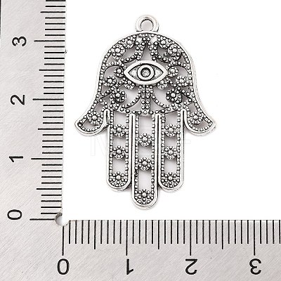 Tibetan Style Alloy Pendants TIBEP-ZN60334-AS-FF-1