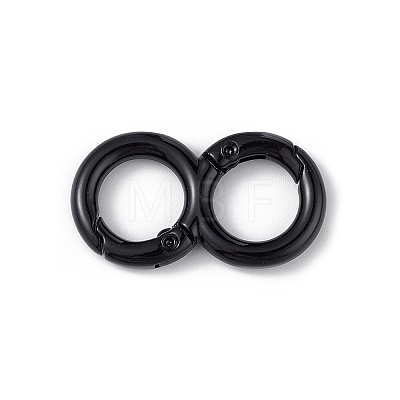 Spray Painted Alloy Spring Gate Rings FIND-C024-01A-1