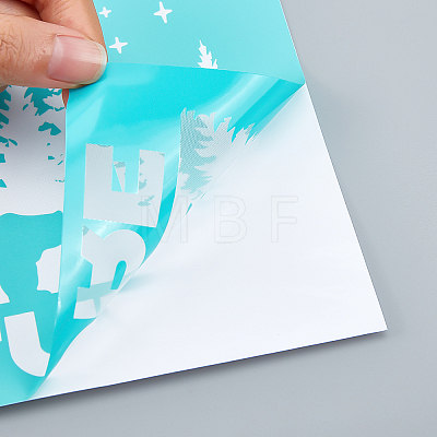 Self-Adhesive Silk Screen Printing Stencil DIY-WH0173-001-N-1