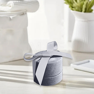 Round Velvet Finger Ring Package Boxes CON-SC0001-20-1