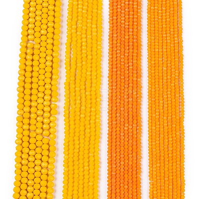 Opaque Solid Color Imitation Jade Glass Beads Strands LS-EGLA-A044-P4mm-D29-1