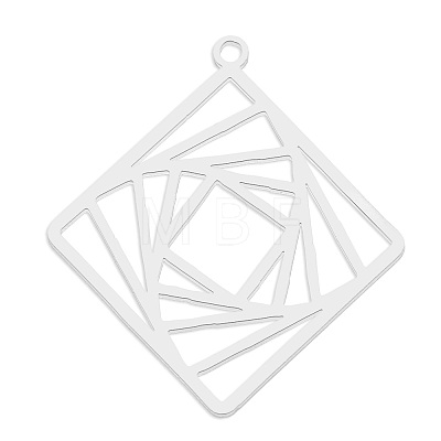 Non-Tarnish 201 Stainless Steel Pendants STAS-S105-LA808-1-1