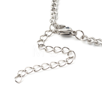 304 Stainless Steel Twisted Chains Bracelet Making X-AJEW-JB01064-1