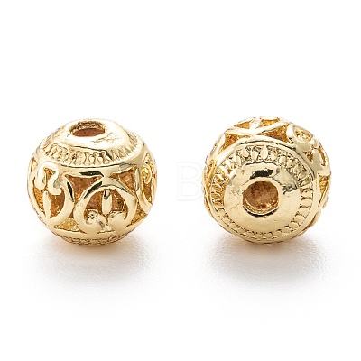 Alloy Hollow Beads X1-PALLOY-P238-23G-RS-1