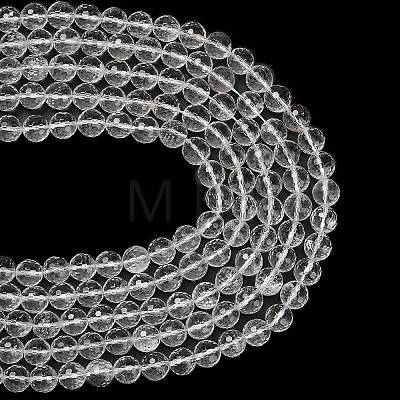 Natural Quartz Crystal Beads Strands G-C280-B14-10mm-1
