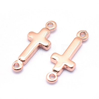 Brass Links Connectors KK-J279-40RG-NR-1