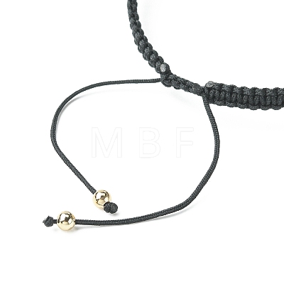 Chakra Theme Flower Natural & Synthetic Mixed Gemstone Braided Bead Bracelet BJEW-TA00316-1