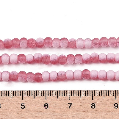 Frosted Crackle Glass Beads X1-GLAA-U001-4mm-M13-1