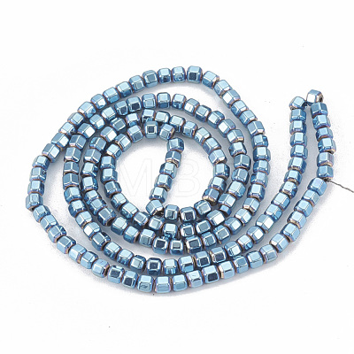 Electroplate Non-magnetic Synthetic Hematite Beads Strands G-T061-152A-1