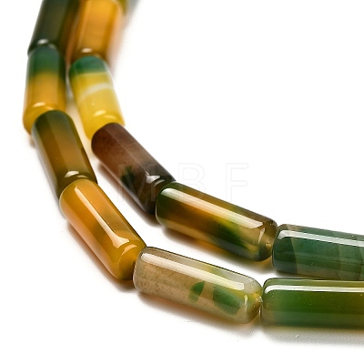 Dyed Natural Agate Beads Strands G-G203-01C-1