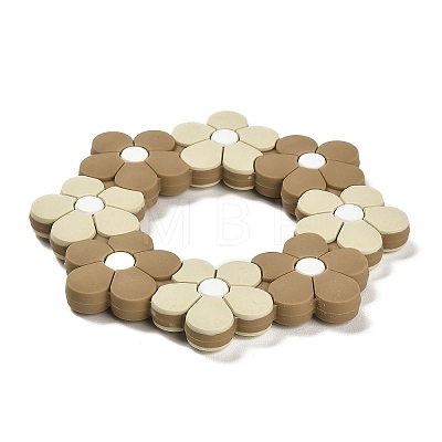 Flower Silicone Focal Beads SIL-R145-01A-1