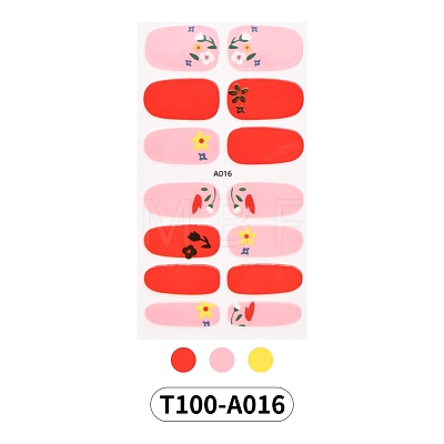 Full Wrap Gradient Nail Polish Stickers MRMJ-T100-A016-1