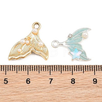 Alloy Enamel Pendants AL-CBAAE77-03-1