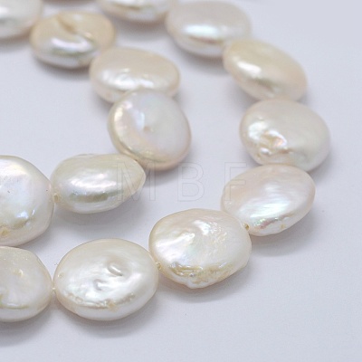 Natural Baroque Pearl Keshi Pearl Beads Strands PEAR-K004-26-1