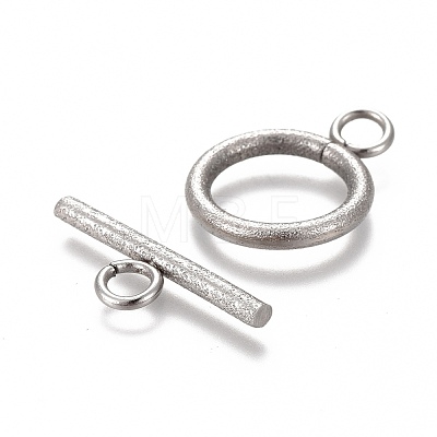 304 Stainless Steel Toggle Clasps STAS-P248-03P-1