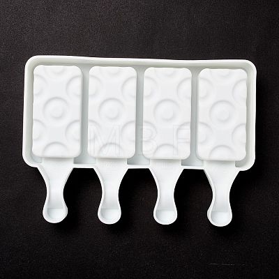 Food Grade DIY Rectangle Ice-cream Silicone Molds DIY-D062-01B-1