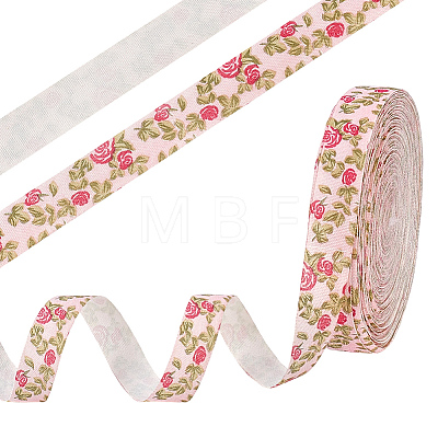 Flower Cotton Ribbon OCOR-WH0109-115B-1