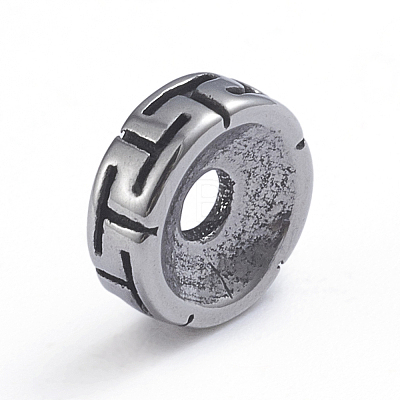 Retro 304 Stainless Steel Spacer Beads LS-STAS-L243-040AS-1