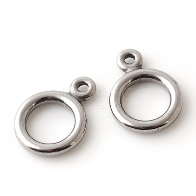 304 Stainless Steel Toggle Clasps X-STAS-Q195-85-1