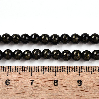 Natural Mashan Jade Beads Strands G-A255-A01-04E-1