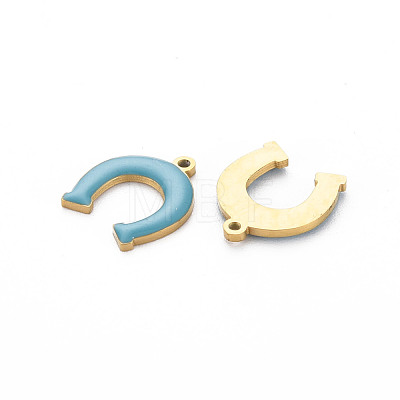 Ion Plating(IP) 316 Surgical Stainless Steel Enamel Charms STAS-N097-078A-NR-1