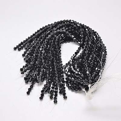 Opaque Solid Color Imitation Jade Glass Beads Strands EGLA-A039-P4mm-D17-1