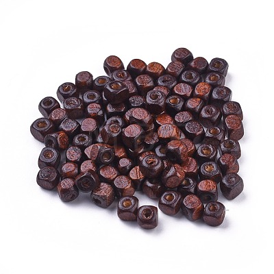 Dyed Natural Wood Beads WOOD-S616-1-LF-1