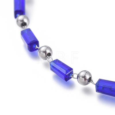 304 Stainless Steel Beaded Bracelets BJEW-K118-02P-1