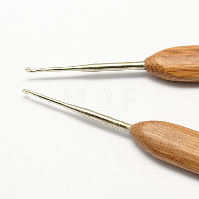 Bamboo Handle Iron Crochet Hook Needles TOOL-R034-1.5mm-1