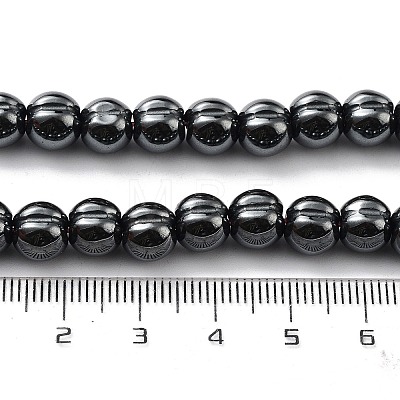 Synthetic Non-Magnetic Hematite Beads Strands G-H303-B16-1