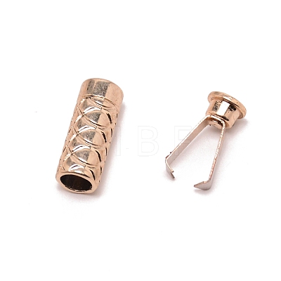 Zinc Alloy Cord Ends FIND-WH0091-68LG-1