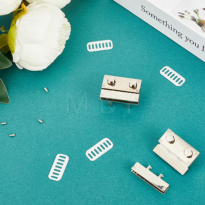 Zinc Alloy Twist Bag Lock Purse Catch Clasps PURS-WH20003-001P-1