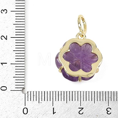 Natural Mixed Stone Carved Pendants G-G330-01G-1