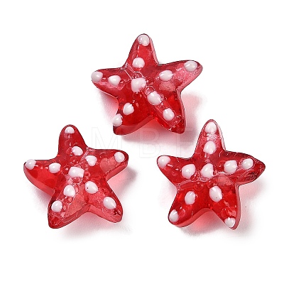Handmade Lampwork Beads Strands LAMP-I027-09F-1
