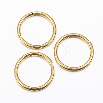 304 Stainless Steel Open Jump Rings X-STAS-H396-B-01G-1