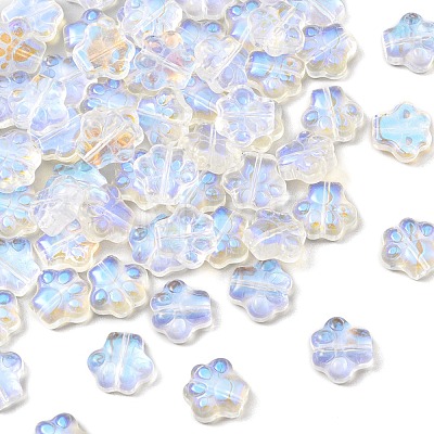 100Pcs Transparent Glass Beads GLAA-CJ0001-54-1