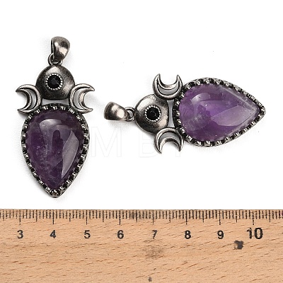 Natural Amethyst Pendants GG-CBACC2B-05AS-05-1