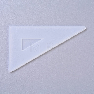 DIY Triangle Ruler Silicone Molds DIY-G010-67-1