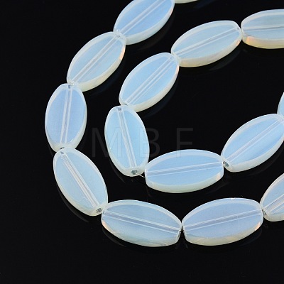 Imitation Jade Glass Beads Strands GLAA-E033-05A-1