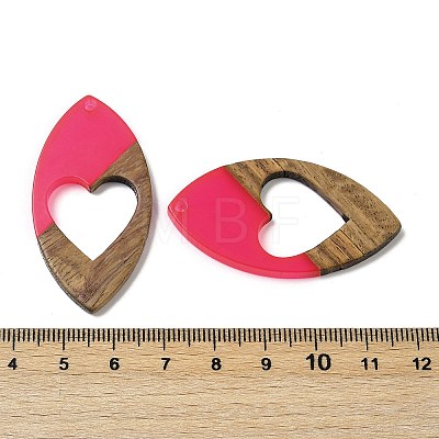 Resin and Walnut Pendants WOOD-I013-02A-1