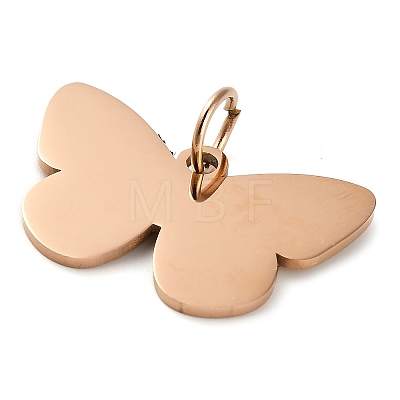 304 Stainless Steel Stamping Blank Tag Pendants STAS-H438-06RG-1