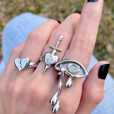 Retro Alloy Finger Rings FS-WG93D2A-01-1