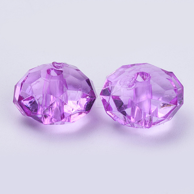 Transparent Acrylic Beads TACR-Q258-8mm-V48-1