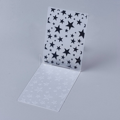 Transparent Clear Plastic Stamp/Seal DIY-WH0110-04K-1