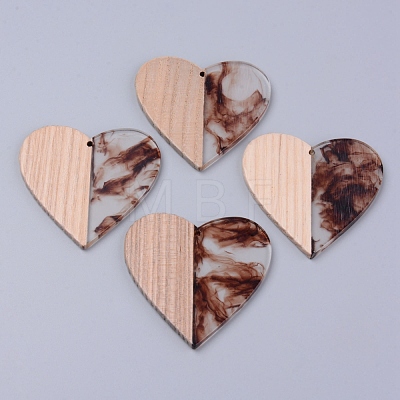 Resin & Wood Pendants RESI-R428-12A-1